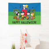 Charlie Brown en Gang Halloween Spandoek (Insitu)