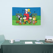 Charlie Brown en Gang Halloween Spandoek (Beurs)