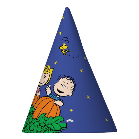 Charlie Brown en Gang Pumpkin 1 oktober Feesthoedjes (Rechts)