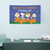 Charlie Brown en Gang Pumpkin 1 oktober Spandoek (Beurs)