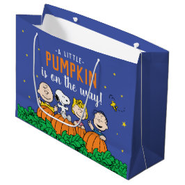 Charlie Brown en Gang Pumpkin Baby shower Groot Cadeauzakje