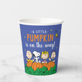 Charlie Brown en Gang Pumpkin Baby shower Papieren Bekers