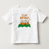 Charlie Brown en Gang Pumpkin Birthday Kinder Shirts (Voorkant)