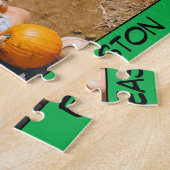 Charlie Brown en Gang Pumpkin Custom Photo Legpuzzel (Zijkant)