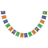 Charlie Brown en Gang Pumpkin First Birthday Vlaggetjes (Alle)