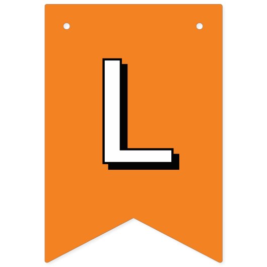 Charlie Brown en Gang Pumpkin First Birthday Vlaggetjes (Tweede vlag)