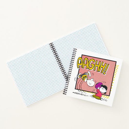 Charlie Brown en Lucy Football Comic Graphic Notitieboek (Binnen)