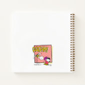 Charlie Brown en Lucy Football Comic Graphic Notitieboek (Achterkant)