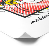 Charlie Brown en Lucy Football Comic Graphic Poster (Hoek)