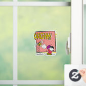 Charlie Brown en Lucy Football Comic Graphic Raamsticker (Huis)