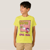 Charlie Brown en Lucy Football Comic Graphic T-shirt (Voorkant volledig)