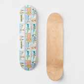 Charlie Brown en Sally Ice Cream op het strand Persoonlijk Skateboard (Voorkant)