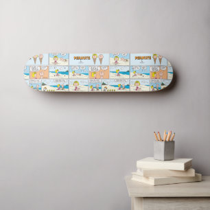 Charlie Brown en Sally Ice Cream op het strand Persoonlijk Skateboard
