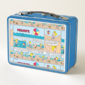 Charlie Brown en Sally op het strand (Achterkant)