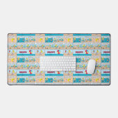 Charlie Brown en Sally op het strand Bureaumat (Keyboard & Muis)