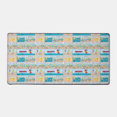 Charlie Brown en Sally op het strand Bureaumat (Voorkant)