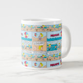 Charlie Brown en Sally op het strand Grote Koffiekop (Voorkant rechts)