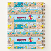 Charlie Brown en Sally op het strand Notitieboek (Achterkant)