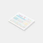 Charlie Brown en Sally op het strand Post-it® Notes (Schuin)