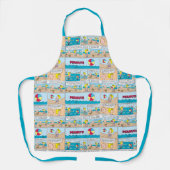 Charlie Brown en Sally op het strand Schort (Voorkant)