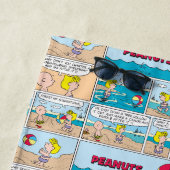 Charlie Brown en Sally op het strand Strandlaken (In situ)