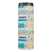 Charlie Brown en Sally op het strand Thermosbeker (Achterkant)