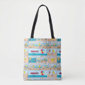 Charlie Brown en Sally op het strand Tote Bag (Voorkant)