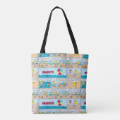 Charlie Brown en Sally op het strand Tote Bag (Achterkant)