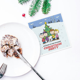 Charlie Brown en vrienden kerstfeest Servet