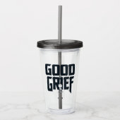 Charlie Brown "Good Grief" Rock Band T-shirt Graph Acryl Drinkbeker (Voorkant)