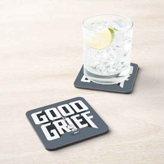 Charlie Brown "Good Grief" Rock Band T-shirt Graph Bier Onderzetter (Rechterzijde)