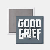 Charlie Brown "Good Grief" Rock Band T-shirt Graph Magneet (Voorkant / Achterkant)
