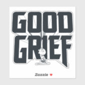 Charlie Brown "Good Grief" Rock Band T-shirt Graph Sticker (Vel)