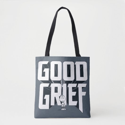 Charlie Brown "Good Grief" Rock Band T-shirt Graph Tote Bag (Voorkant)