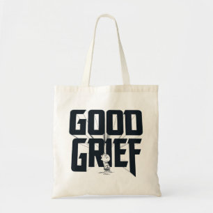 Charlie Brown "Good Grief" Rock Band T-shirt Graph Tote Bag