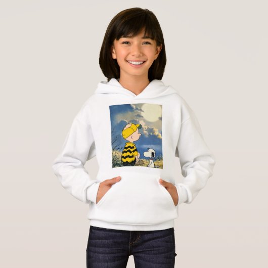 Charlie Brown jaren 90 anime hoodies ontwerp (Voorkant volledig)