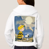 Charlie Brown jaren 90 anime hoodies ontwerp (Achterkant)