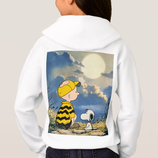 Charlie Brown jaren 90 anime hoodies ontwerp (Achterkant)