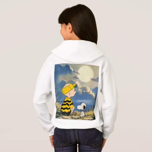 Charlie Brown jaren 90 anime hoodies ontwerp (Achterkant volledig)