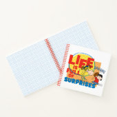 Charlie Brown & Lucy - Het leven is vol verrassing Notitieboek (Binnen)