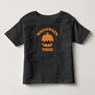 Charlie Brown Oranje pompoen Halloween Vibes Kinder Shirts