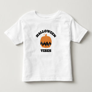 Charlie Brown Oranje pompoen Halloween Vibes Kinder Shirts