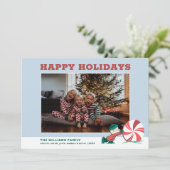 Charlie Brown | Rol naar het kerstseizoen Feestdagenkaart (Staand voorkant)