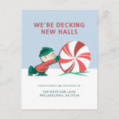 Charlie Brown | Rollen in het vakantieseizoen Feestdagenkaart (Voorkant)