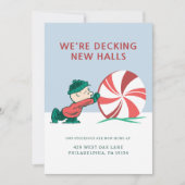 Charlie Brown | Rollen in het vakantieseizoen Feestdagenkaart (Voorkant)