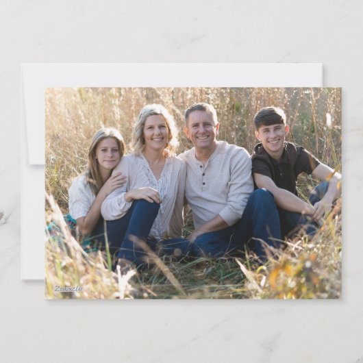 Charlie Brown | Rollen in het vakantieseizoen Feestdagenkaart (Achterkant)