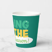 Charlie Brown | Rollen in het vakantieseizoen Papieren Bekers (Achterkant)