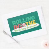 Charlie Brown | Rollen in het vakantieseizoen Rechthoekige Sticker (Envelop)