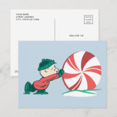 Charlie Brown | Rollo in het kerstseizoen Feestdagenkaart (Voorkant / Achterkant)