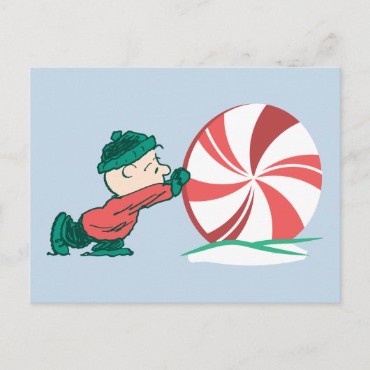 Charlie Brown | Rollo in het kerstseizoen Feestdagenkaart (Voorkant)